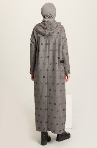 Gray Hijab Dress 22K8461-05