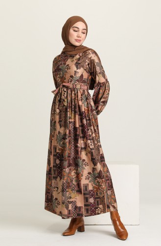 Violet Hijab Dress 22K8469A-01