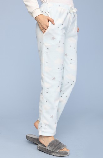 Polar Pijama Altı 27345-01 Bebe Mavisi