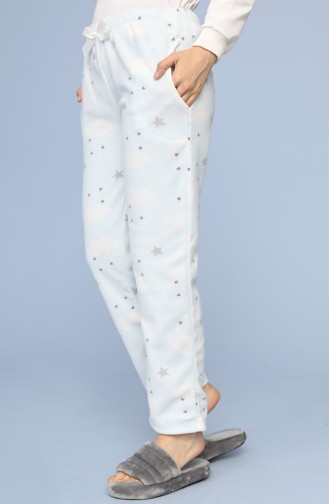 Polar Pijama Altı 27345-01 Bebe Mavisi