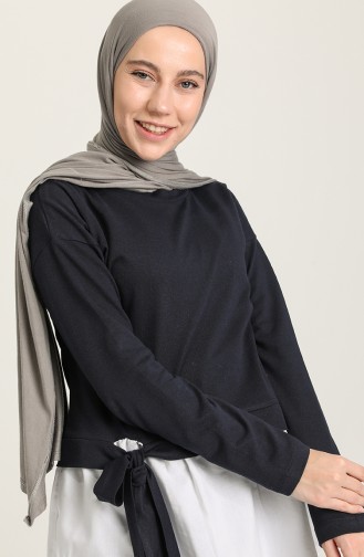 Dunkelblau Pulli 3346-03