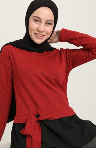 Sweatshirt Bordeaux 3346-08