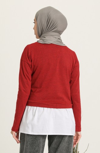 Claret Red Sweatshirt 3346-11