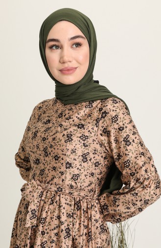 Mink Hijab Dress 22K8469B-03