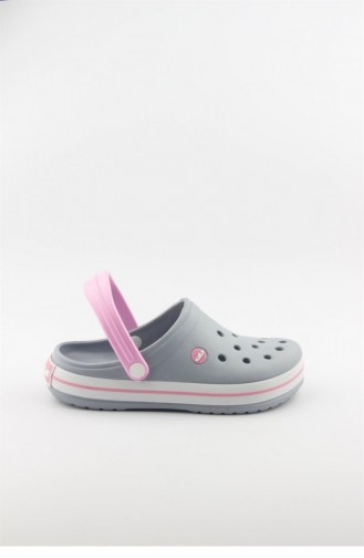 Pink Summer slippers 3459.MM BUZ GRI-BEYAZ-PEMBE