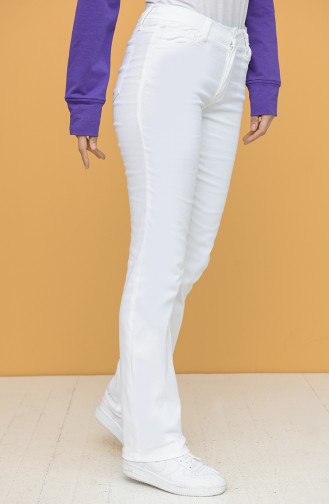 Pantalon Blanc 6500-06