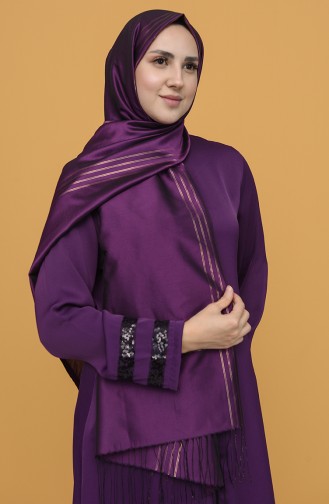 Purple Sjaal 1010-07