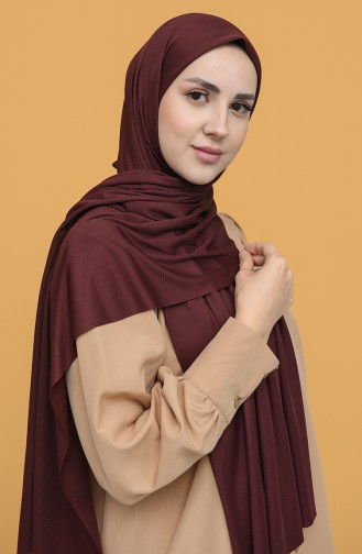Dark Claret Red Shawl 5326-01