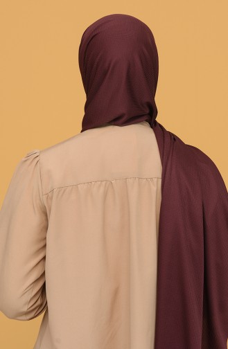 Dark Claret Red Shawl 5326-01