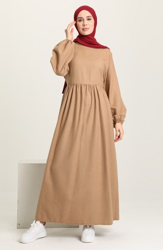 Mink Hijab Dress 1694-01