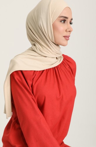 Büzgülü Elbise 1697A-01 Kırmızı