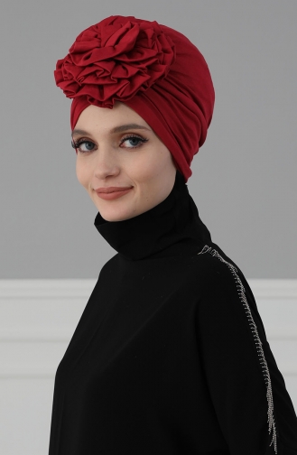 Claret Red Ready to Wear Turban 21-02