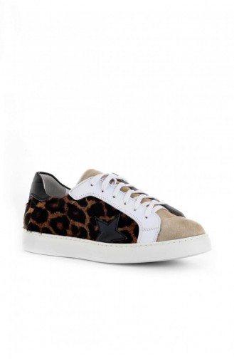 Beige Sneakers 10011.Bej