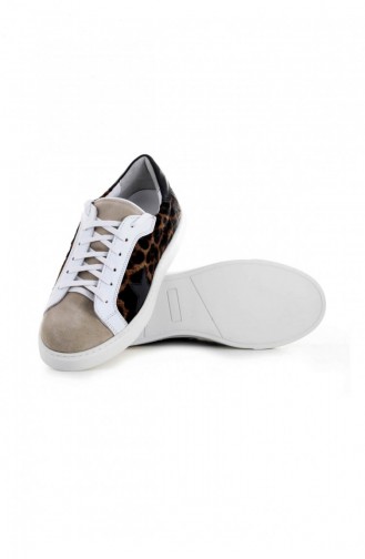 Beige Sneakers 10011.Bej