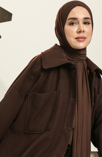 Dark Brown Coat 4002-13