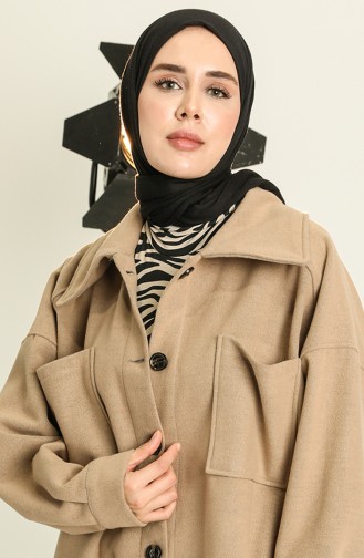 Beige Coat 4002-17