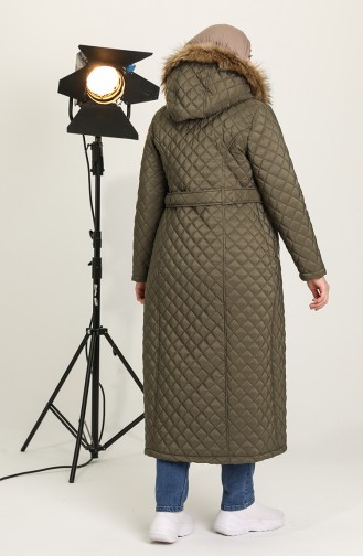 Khaki Winter Coat 504221-01