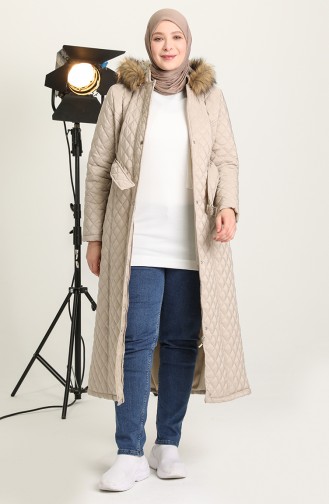 Beige Coats 504221-03