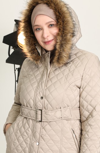 Beige Winter Coat 504221-03