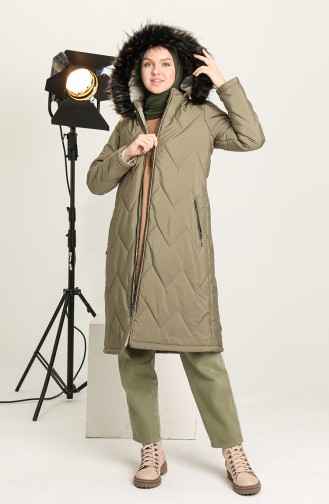 Khaki Winter Coat 5176-05