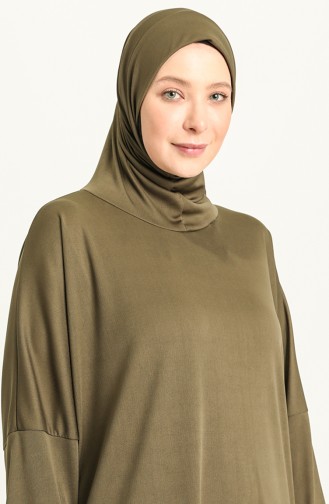 Khaki Gebetskleid 0620B-05