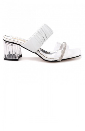 White High-Heel Shoes 21YTERAYK000035_A