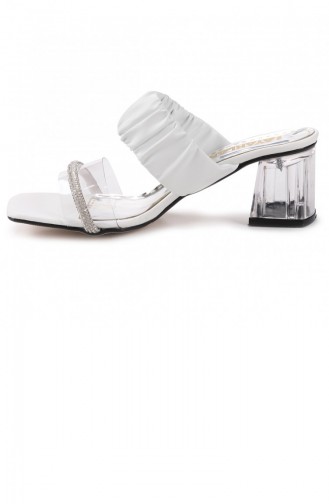 White High-Heel Shoes 21YTERAYK000035_A