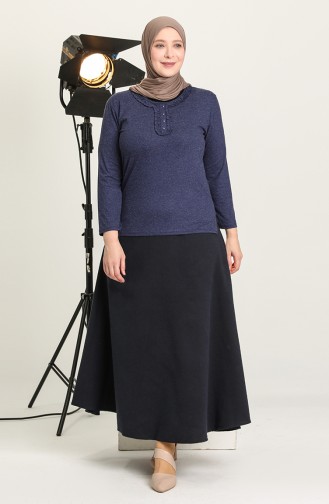 Navy Blue Rok 6542-02