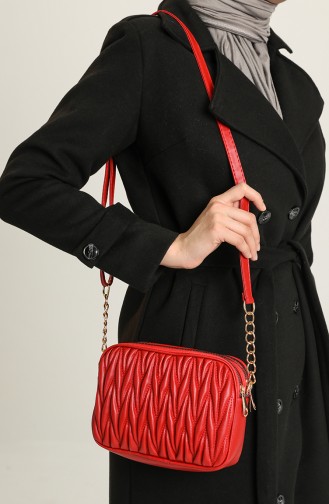 Red Shoulder Bags 3631-40