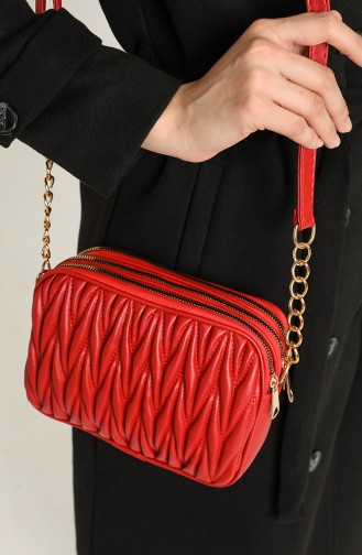 Red Shoulder Bag 3631-40