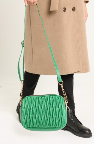 Green Shoulder Bags 3631-82