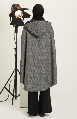 Schwarz Poncho 4004A-01