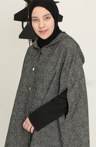 Schwarz Poncho 4004A-01