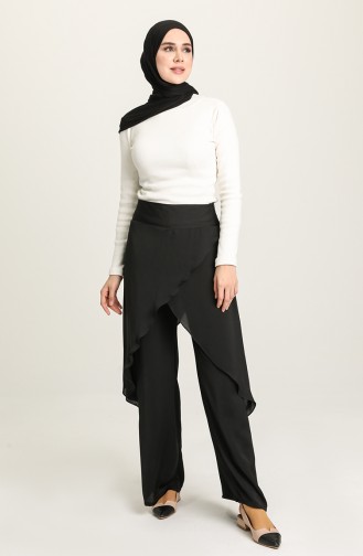 Jupe-Pantalon Noir 3350-01