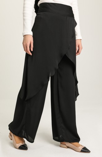 Jupe-Pantalon Noir 3350-01