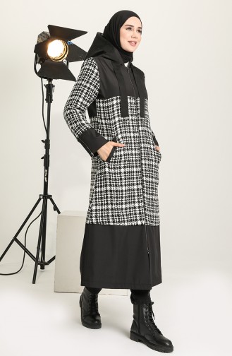 Schwarz Trenchcoat 0485-01