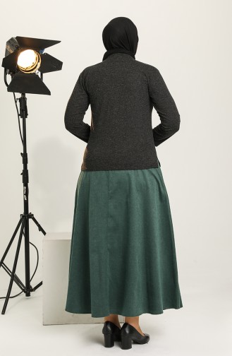 Emerald Green Skirt 6542-03