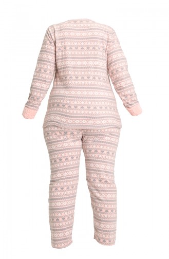Polar Pijama Takım 808013 Somon
