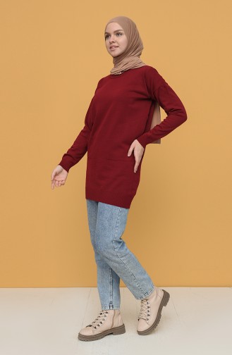 Weinrot Pullover 4390-03