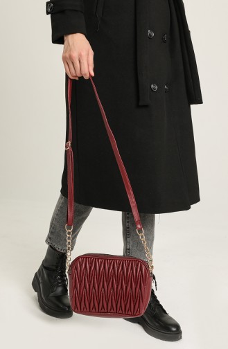 Claret Red Shoulder Bags 3631-17