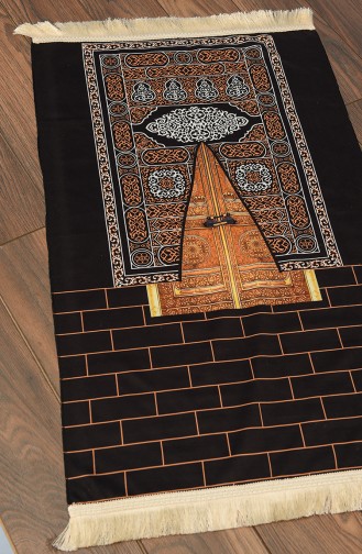 Black Prayer Rug 0080-03