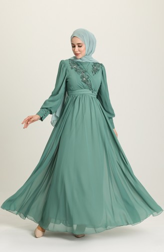 Habillé Hijab Vert menthe 52796-05