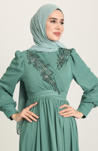 Habillé Hijab Vert menthe 52796-05