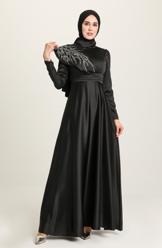 Habillé Hijab Noir 4910-06