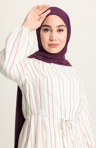 Robe Hijab Crème 1068-01