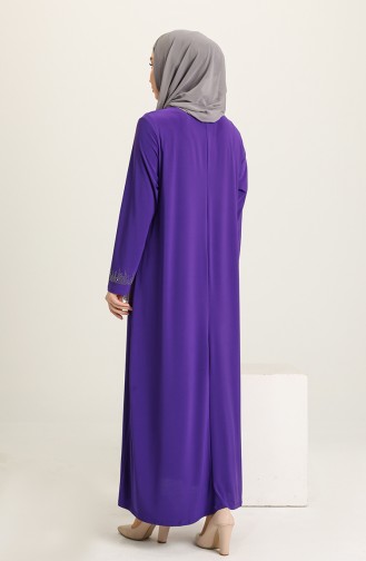 Lila Hijab Kleider 2060-02