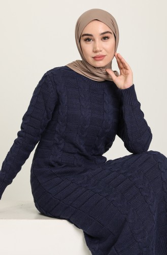 Navy Blue Knitwear 1074-05