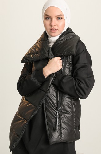 Gilet Sans Manches Noir 9009-02