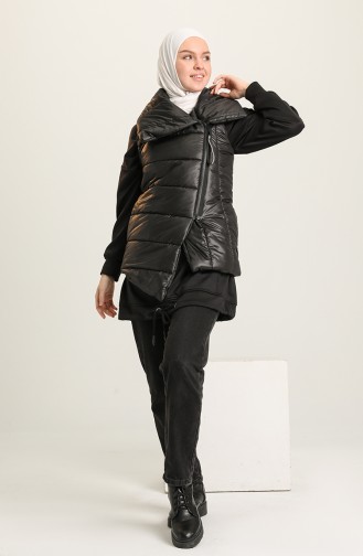 Gilet Sans Manches Noir 9009-02