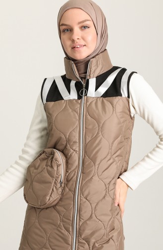 Beige Gilet 9660-01